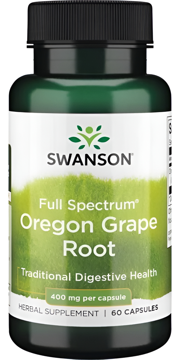 Uva De Oregon 60cap 400mg Oregon Grape Con Berberina Natural