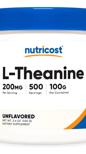 Nutricost L-teanina En Polvo 3.53 Oz - Sin Gluten Y Sin Omg