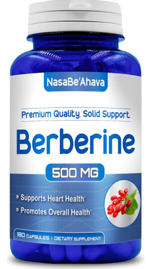 Complejo De Berberina Pura, 180 Cápsulas 500 Mg
