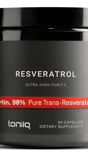 Toniiq Resveratrol Ultra Alta Pureza 98% 60 Cápsulas