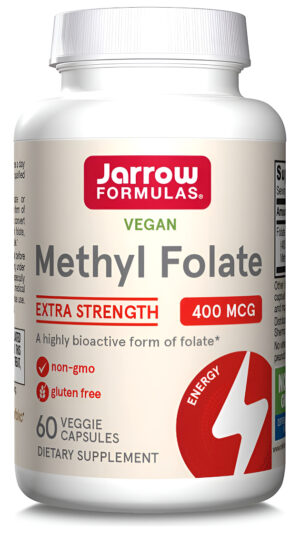 Jarrow Fórmulas Metil Folato Vegano 400 Mcg, 60 Cápsulas Vegetarianas