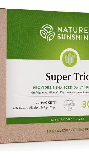 Nature's Sunshine Super Trio, 30 Días | Los Paquetes De Vitaminas Para Hombres Y Mujeres Proporcionan Una Potente Mezcl