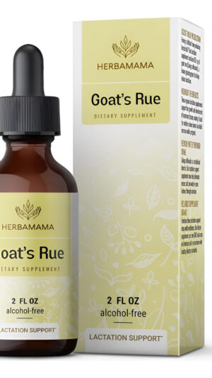 Herbamama Goat's Rue - Extracto Líquido De 2 Onzas Líquidas  Suplemento Nutricional Galega Officinalis  Promueve El F