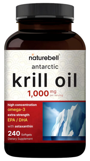 Naturebell Aceite De Krill Antartico 1000mg 240 Cápsulas