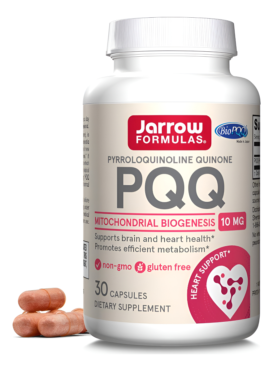 Pqq Pyrroloquinoline Quinona 10 Mg Jarrow- 30 Cápsulas