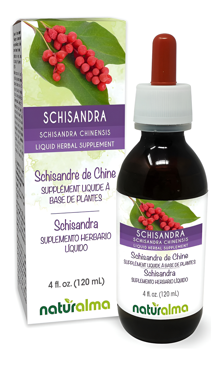 Naturalma Schisandra (schisandra Chinensis) Tintura Sin Alcohol De Frutas 4 Fl Oz Extracto Líquido En Gotas | Suplement
