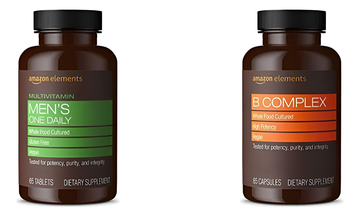 Paquete Multivitamina One Daily Para Hombre Y Complejo B, 60 Cápsulas Cada Uno