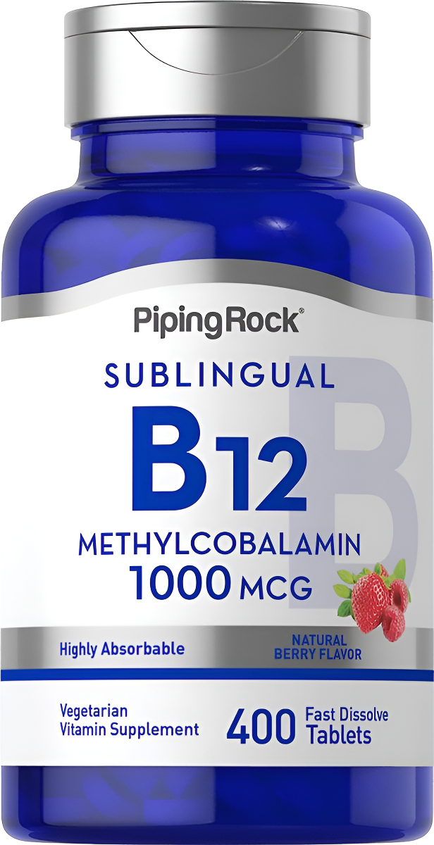 Piping Rock Vitamina B12 Sublingual 1000 Mcg 400 Tabletas De
