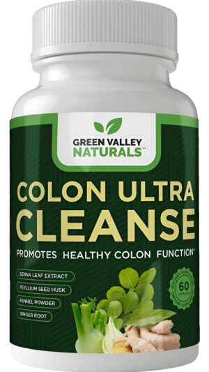 Green Valley Naturals, Solución Natural Para La Salud Del Colon, Laxante Natural, Alivio Del Estreñimiento, 60 Cápsulas