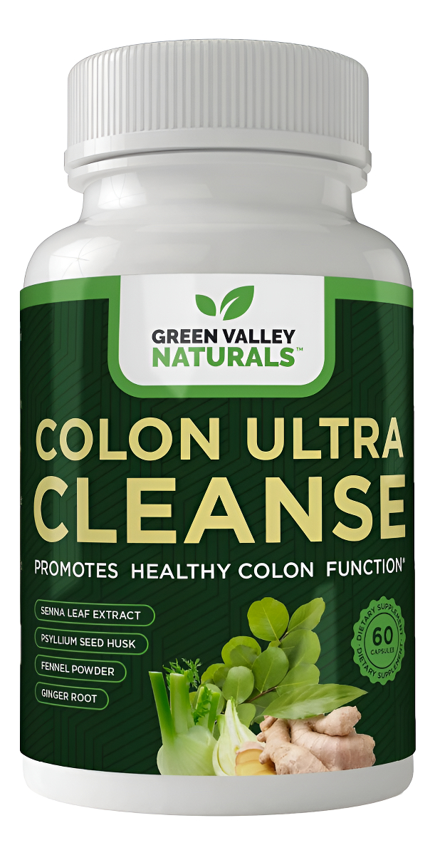 Green Valley Naturals, Solución Natural Para La Salud Del Colon, Laxante Natural, Alivio Del Estreñimiento, 60 Cápsulas