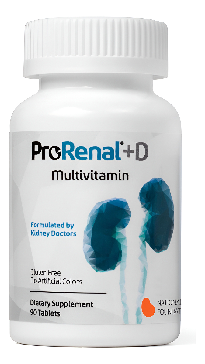 Nephroceuticals Prorenal+d Multivitamínico Para El Cuidado De Los Riñones, 90 Tabletas