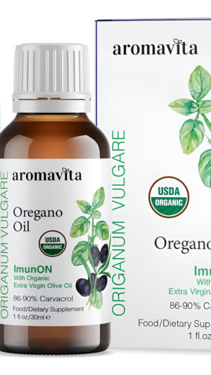Aromavita Inmuon Suplemento De Aceite De Orégano Orgánico Griego