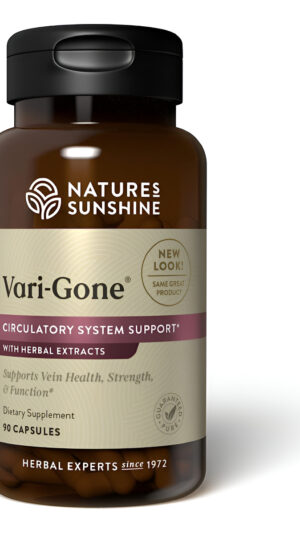 Nature's Sunshine Vari-gone, 90 Cápsulas, Suplementos De Vena Varicosa Con 7 Potentes Hierbas Y Nutrientes Que Apoyan L
