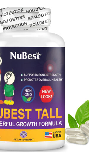 Nubest Tall - Suplemento De Calcio - Suplemento De Magnesio Para Huesos, Dientes - Apoya La Fuerza Ósea, Inmunidad Mejo