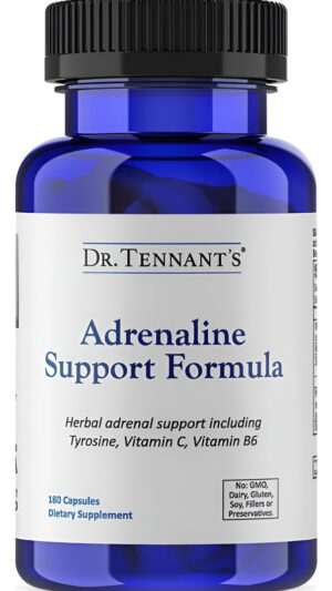 Dr. Tennant's Fórmula De Apoyo De Adrenalina, Diseñada Para Apoyar La Falta De Adrenalina, Apoya La Función Del Sistema