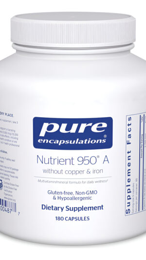 Pure Encapsulations Nutrient 950 A Sin Cobre Y Hierro | Fórmula Hipoalergénica Multivitamínica/mineral Para Una Salud Ó