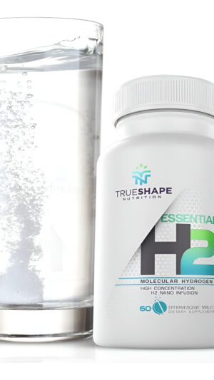 Essential H2 - Tabletas De Hidrógeno Molecular Efervescente Para Suplemento Nutricional De Agua (sin Sabor, 60 Porcione