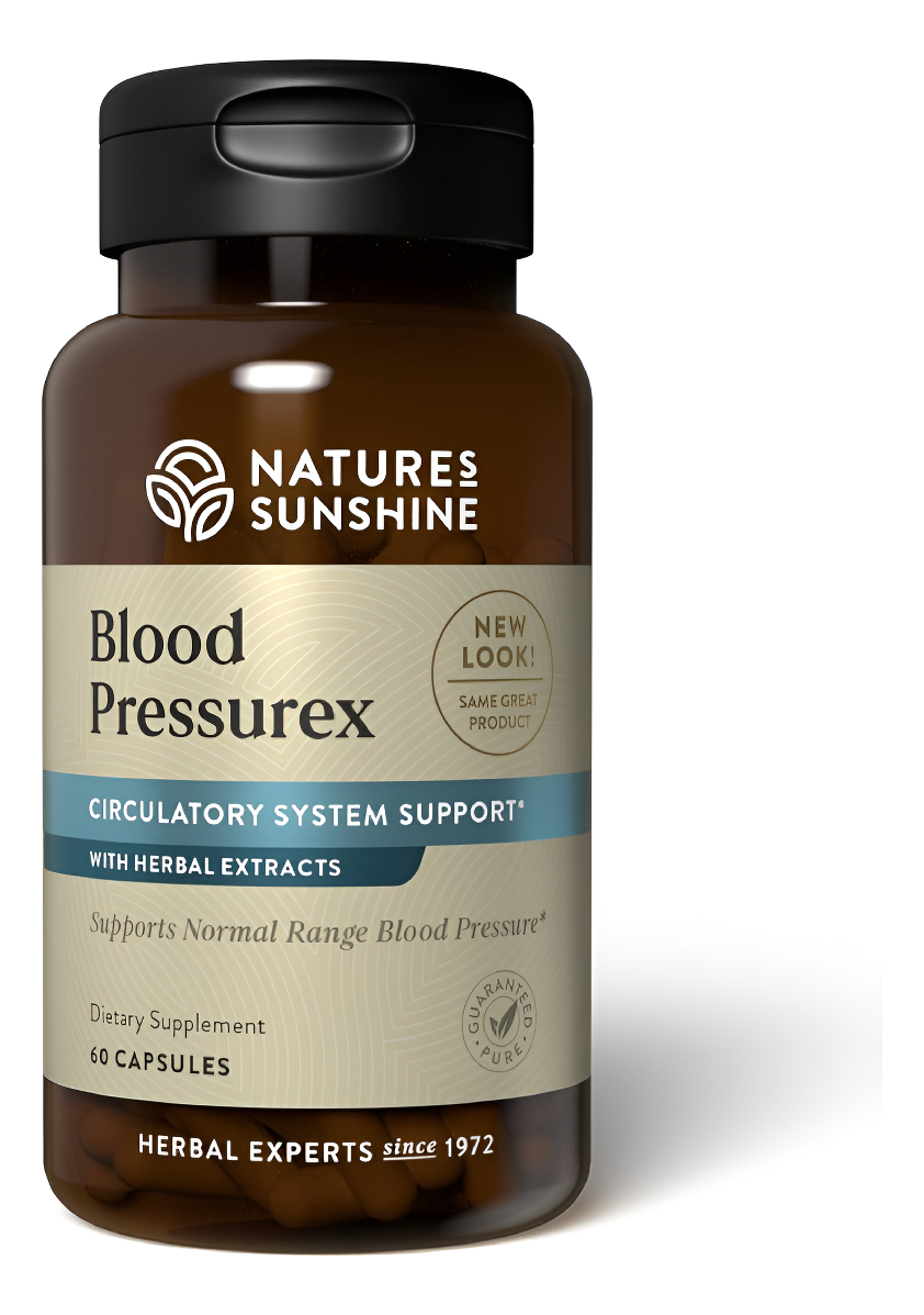 Nature's Sunshine Pressurex, Apoyo Para El Sistema Circulatorio, 60 Cápsulas