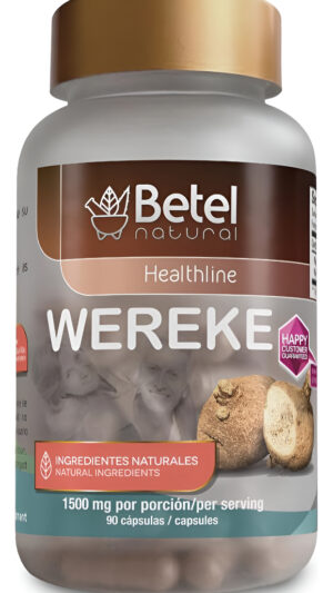 Betel Natural Premium Wereke 90 Cápsulas De Raíz Natural De México - 1500 Mg Por Porción