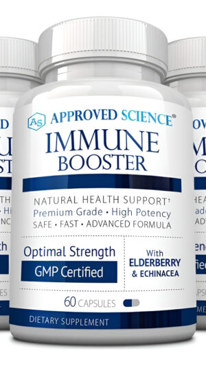 Approved Science® Refuerzo Inmunológico, Apoyo Extra Fuerte, Extracto De Saúco, Equinácea, Vitamina D3 Y C, Zinc, Total