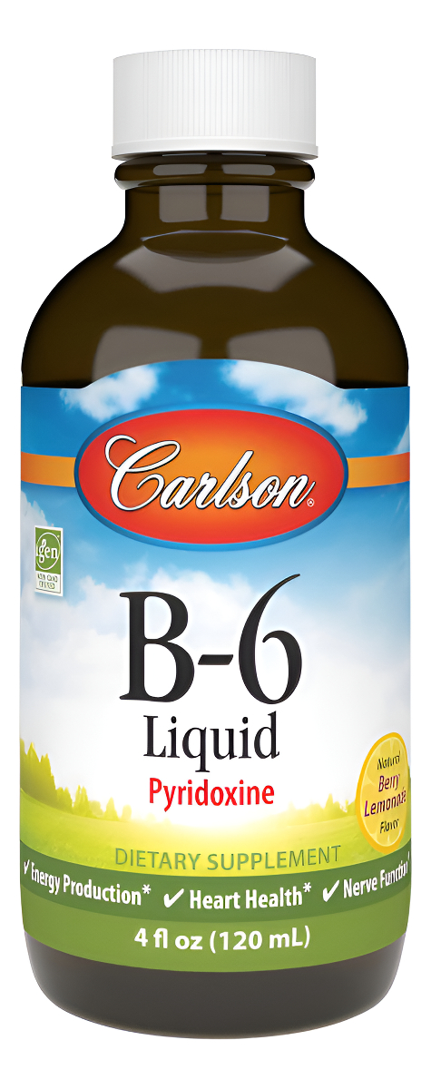 Carlson Labs Vitamina B 6 Líquido, 4 Oz