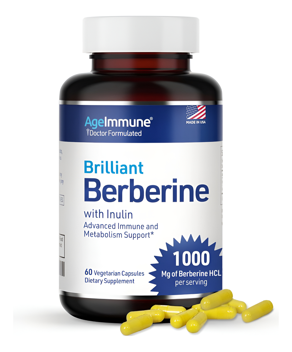 Berberina Hcl 1000mg Suplemento Complejo Con Inulina Para Una Mejor Absorción. Cada Cápsula Tiene 500mg De Berberina. S