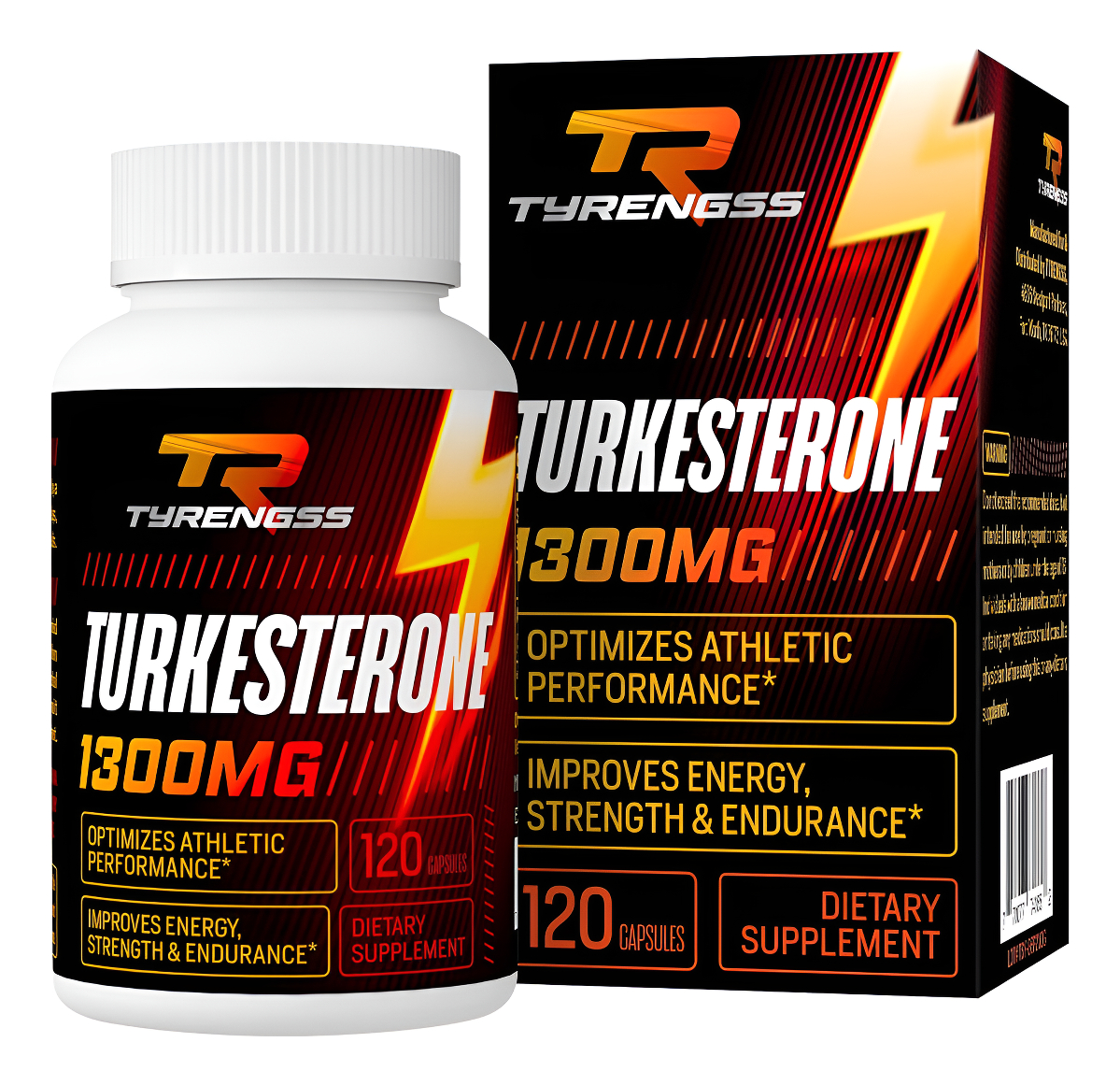 Suplemento De Turkesterona De 1300 Mg De Ultra Alta Resistencia (extracto De Ajuga Turkestanica Std. Al 20% De Turkeste