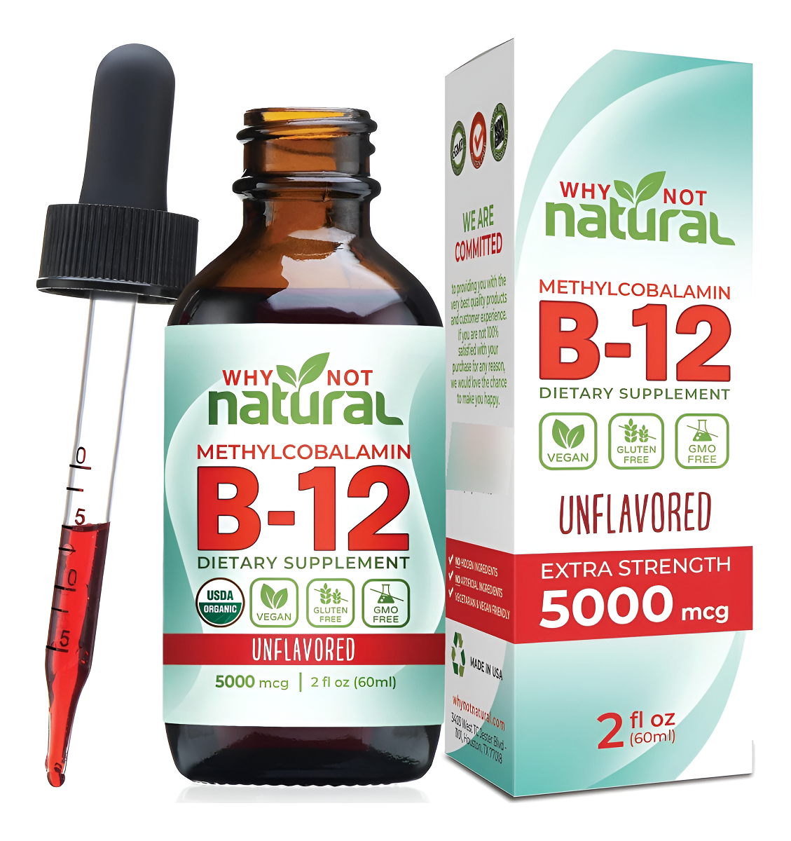 Why Not Natural Vitamina B12 Sublingual Fuerza Máxima