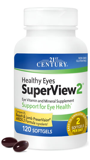 21st Century Healthy Eyes Superview 2, 120 Cápsulas Blandas