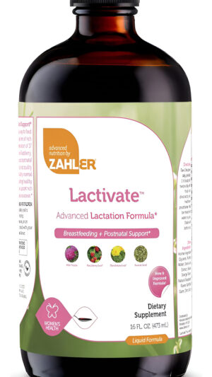 Zahler Lactivate, Suplemento De Apoyo A La Lactancia Para Aumentar La Calidad Y Cantidad De Leche Materna, Fórmula Líqu