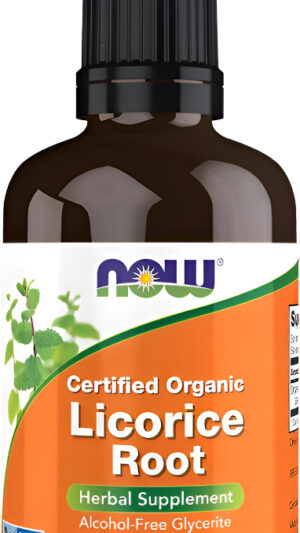 Suplementos Now Foods, Raíz De Regaliz Orgánica Certificada