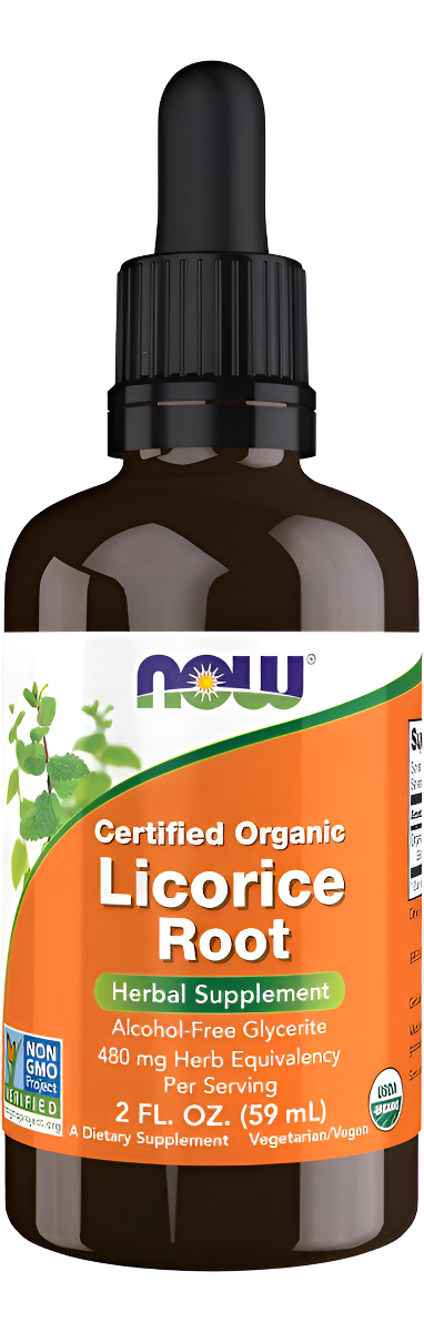 Suplementos Now Foods, Raíz De Regaliz Orgánica Certificada