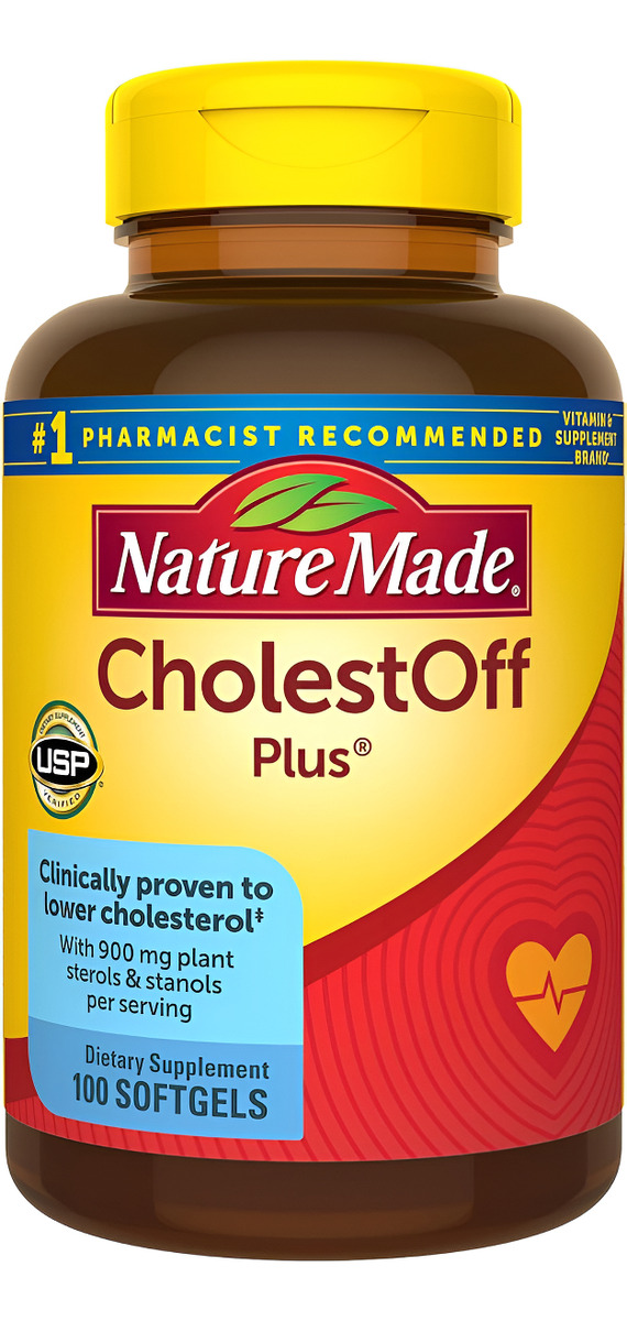 Nature Made Cholestoff Plus, Suplemento Dietético Para Apoyo A La Salud Del Corazón, 100 Cápsulas Blandas, Suministro D