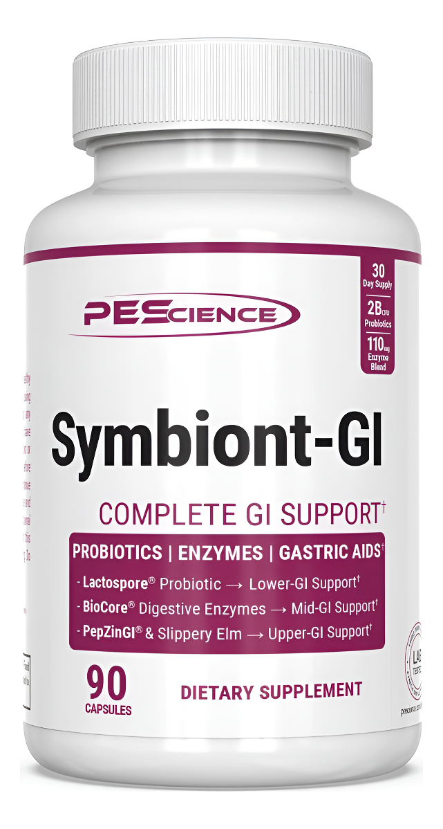 Pescience Symbiont Gi, Zinc Carnosina Y Probiótico Estable, Suplemento De Enzima Digestiva Para Mujeres Y Hombres, Sumi