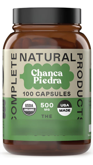 Complete Natural Products Cápsulas Orgánicas De Chanca Piedra - 500 Mg, 100 Píldoras, Extracto Puro De Rompepiedras Phy