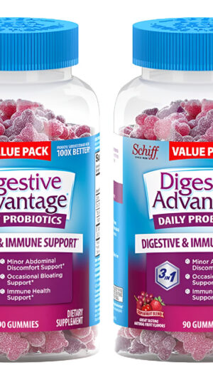 Digestive Advantage - Gomitas Digestive Advantage Daily Probiotic Para La Salud Digestiva E Intestinal, Para Hombres Y