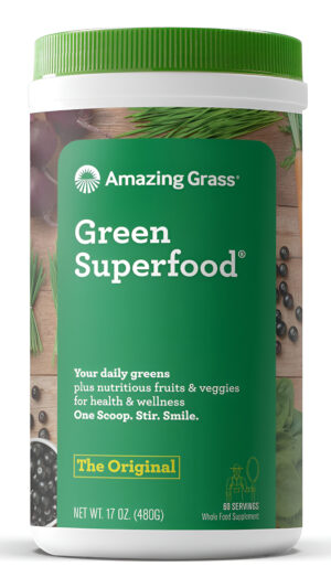 Amazing Grass Superalimento Greens Blend, The Original, 1.06 Lb (480 G)