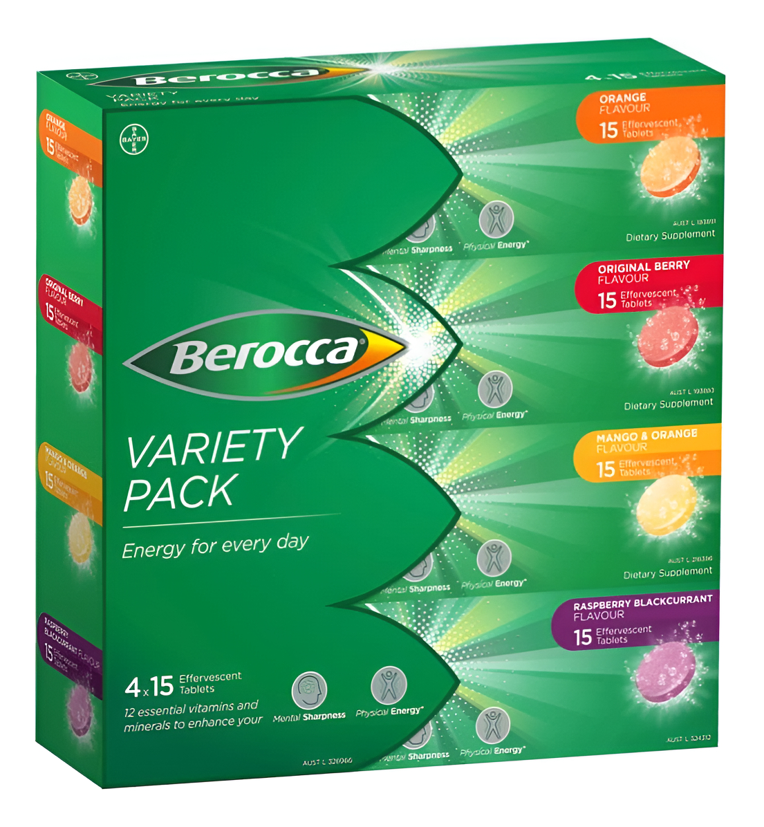 Berocca Paquete De Celebración De 60 Tabletas Efervescentes Performance De Edición Limitada