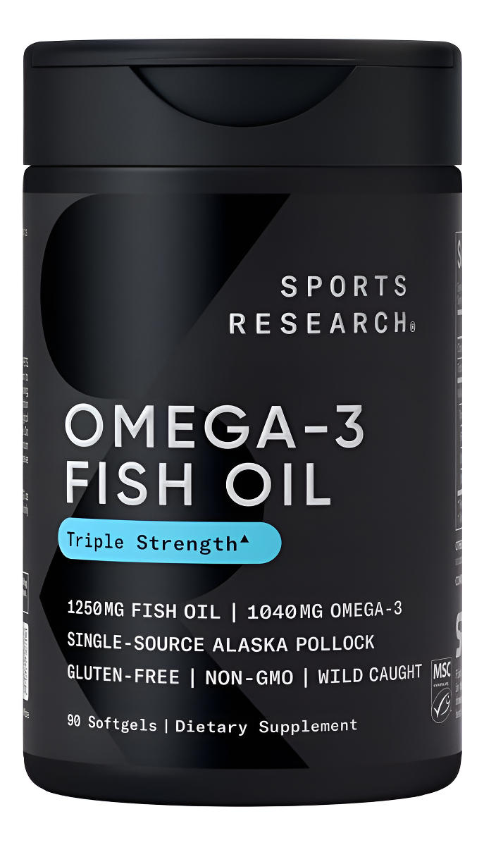Sport Research Aceite De Pescado Omega-3 Concentrado 90 Cápsulas