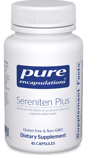 Pure Encapsulations Sereniten Plus | Apoyo Para El Estrés Ocasional Y El Sueño Reparador* | 45 Cápsulas