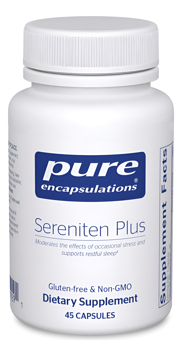 Pure Encapsulations Sereniten Plus | Apoyo Para El Estrés Ocasional Y El Sueño Reparador* | 45 Cápsulas