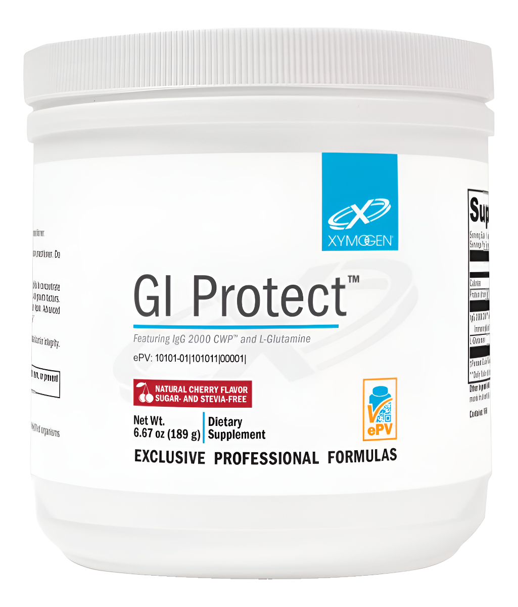 Xymogen Gi Protect - Suplemento En Polvo De Inmunoglobulina Igg L-glutamina, 6,67 Oz.