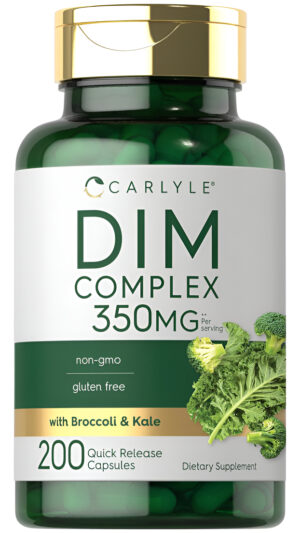 Carlyle Suplemento Dim | 350mg | 200 Unidades | Complejo Vegetariano, Sin Omg Y Sin Gluten