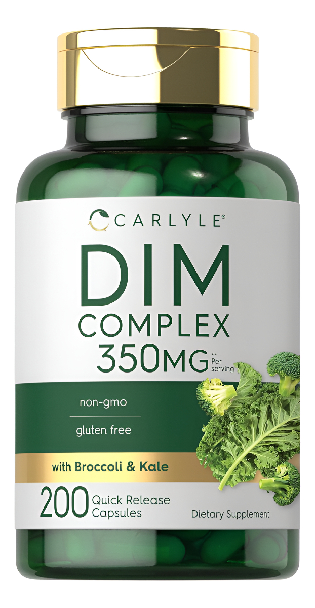 Carlyle Suplemento Dim | 350mg | 200 Unidades | Complejo Vegetariano, Sin Omg Y Sin Gluten