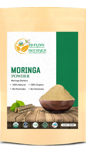 Herbs Botanica Moringa En Polvo Orgánico De Hojas Oleifera En Polvo Indio Puro Premium Natural Fresco Bebida Matutina Vitaminas En Antioxidantes Y Su