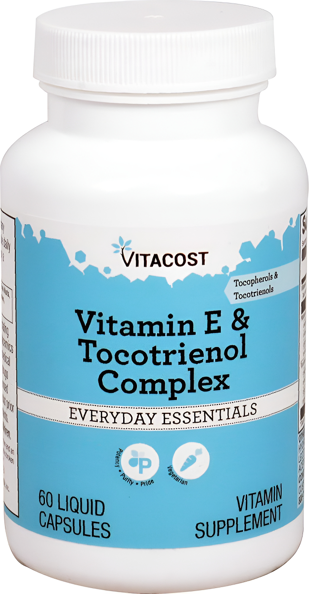 Vitacost Vitamina E & Complejo Tocotrienol - 60 Cápsulas Vegetarianas Líquidas
