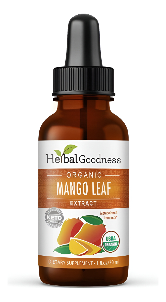 Extracto De Hoja De Mango Líquido Orgánico Mango Africano, Mango Negro, Para Metabolismo, Intestino, Inmunidad, Biene