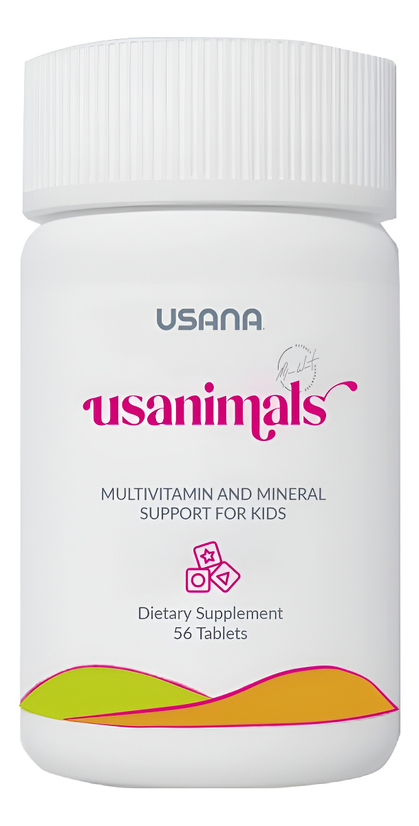 Usana Usanimals | Suplementos Esenciales Aptos Para Niños - 56 Comprimidos Masticables