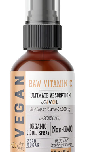 Givol Suplemento De Vitamina C En Spray De Máxima Potencia: Extracto Líquido De Absorción Diaria, 2 Oz (60 Ml)