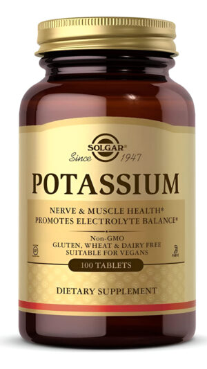 Solgar Potassium - 100 Tablets